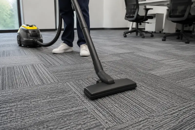 Was ist Teppichfliesenreinigung?