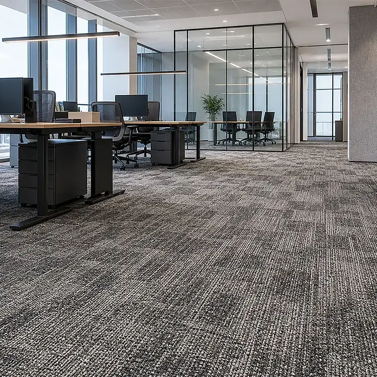 Moderner getufteter Wand-zu-Wand-Teppich für das Büro