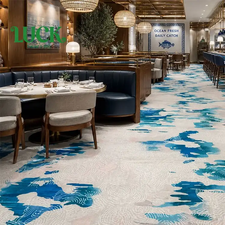 Bedruckter Wandteppich aus Polyester für Restaurants