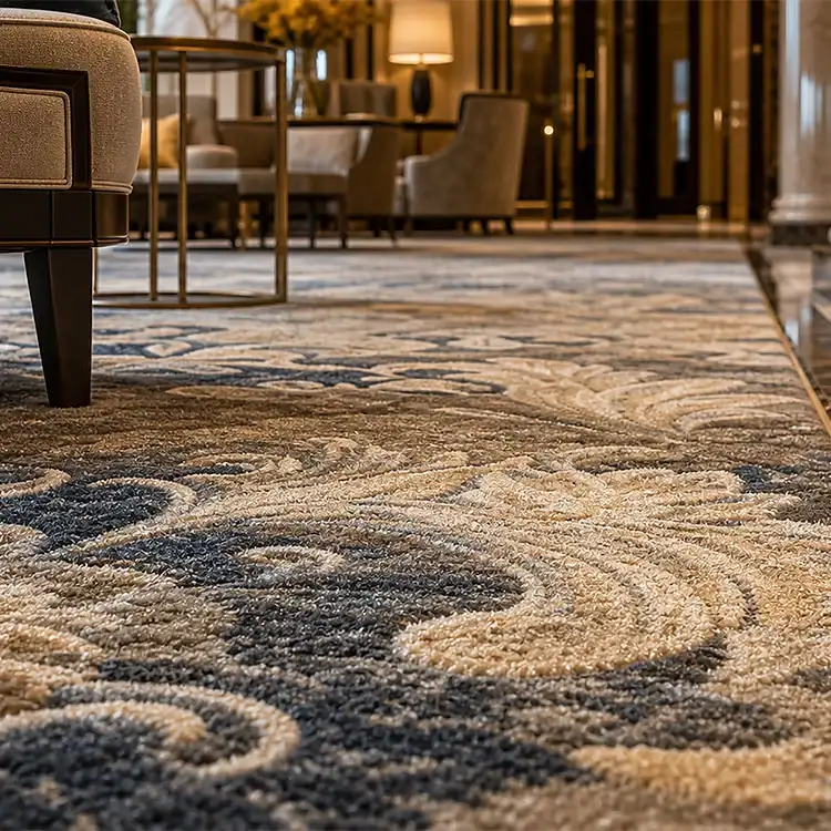 Hochwertiger Teppichboden für die Hotellobby